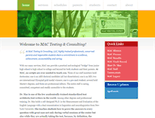 Tablet Screenshot of mactesting.com